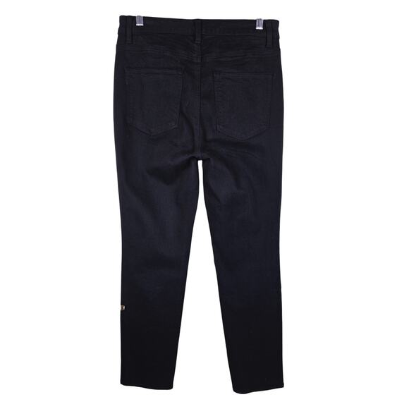 Talbots Flawless High Waist Straight Leg Black Women's Jean Pants 8 - Picture 2 of 5